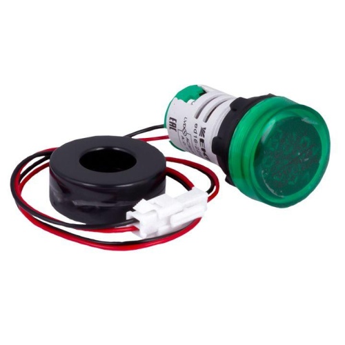 Индикатор значения тока и напряжения зеленый ED16-22AVD 100А PROxima в комплекте с трансформатором тока | код ed16-22avd-g | EKF Индикатор значения тока и напряжения зеленый ED16-22AVD 100А PROxima в комплекте с трансформатором тока | код ed16-22avd-g | EKF