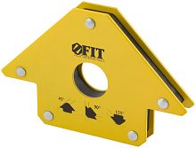 Угольник для сварки магнитный, тип ''стрелка'', усилие до 23 кг | код 81802 | FIT