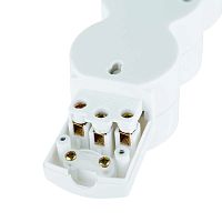 Колодка розеточная 4 гнезда с заземлением с выключателем Quick Fix (быстрое подключение) 3680Вт Duwi 32021 2