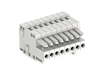 425106/100 Розетка каб. MCS с пластиной разгрузки натяжения, шаг 2.5мм, 6 конт., бел., шт | код 425106/100 | SUPU