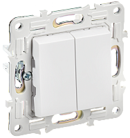 SKANDY Выключ. 2-кл. перекр. 10А SK-V06W арк. бел. IEK | код SK-V23-0-10-K01 | IEK