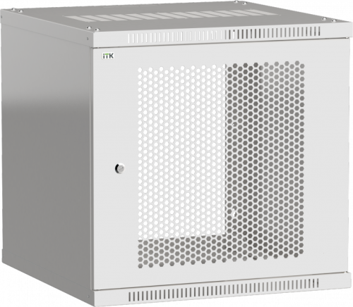 ITK Шкаф LINEA WE 18U 600х600мм дверь перфорированная серый | код LWE3-18U66-PF | ITK by IEK