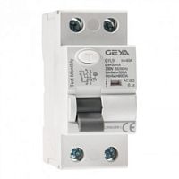 УЗО GYL9-2P-63A-300mA, 2P, 63A, 6 kA, 300mA, тип A, 2M | код GYL92P63A300 | GEYA