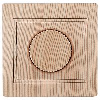 Светорегулятор поворотный, 600Вт 230В, СУ, Plano, сосна,1-401-11 | код Б0030093 | ЭРА