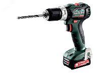 Дрель-шуруповерт ударный аккумуляторный PowerMaxx SB 12 BL 12В, 2х2.0 Ач, кейс | код 601077500 | Metabo