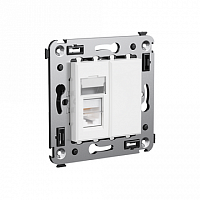 Розетка компьютерная 1xRJ45 Cat.5 AVANTI, белый | код. 4400463 | DKC