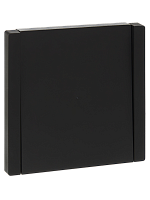 FORTE&PIANO Выключ. 1-кл. с инд. 10А FP102 чер. IEK | код FP-V10-1-10-1-K02 | IEK