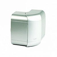 Угол внешний 140х50мм² изменяемый (80-120°), цвет серый металлик (упак. 1шт) | код. 01452G | DKC