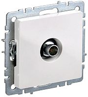 BRITE Розетка TV оконечная РТВ11-0-БрБ белый | код BR-A10-O-K01 | IEK