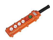 Пульт кнопочный ПКТ-62ПС. кнопки Пуск с фиксацией. Стоп. вверх. вниз. влево. вправо. IP54 HLT | код 085-12-05 | HLT