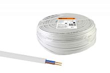 Шнур ШВВП 2х0,5 ГОСТ (на катушке 200м), белый TDM | код SQ0120-0080 | РЭМЗ ТМ