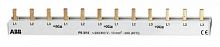 Шина 3ф.к. 12мод.63А PS3/12 | код. 2CDL231001R1012 | ABB 