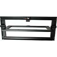 Крыша секции коридора 1200 мм для шкафов LANMASTER DCS шириной 600 мм, откидывающаяся, с ЭМ замком | код LAN-DC-RFP-12x6-OP | LANMASTER