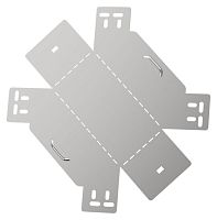 Угол вертикальный внутр. 90град. 100х100 0.6мм ESCA 3 IEK ES3-PN-90-100-100-06