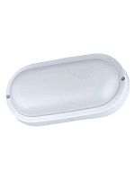 Светильник ДПО 15Вт 4000К IP65 230В овал ЖКХ настенно-потолочный | код KOC_DPO15WO1.4K | КОСМОС