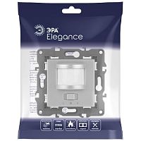 Датчик движения 2-проводной, 180-250В, 200Вт, Эра Eleg, алюминий,14-4103-03 | код Б0034354 | ЭРА