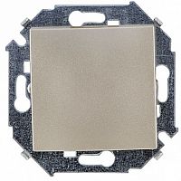 Переключатель 1-клавишный 15, скрытый монтаж, шампань | код. 1591201-034 | Simon