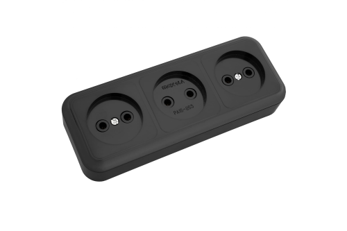 Беларусь Розетка тройная наружная без заземления (PА16-263) | код Розетка РА16-263 | БелТИЗ Беларусь Розетка тройная наружная без заземления (PА16-263) | код Розетка РА16-263 | БелТИЗ