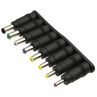 Разъём питания штырьковый RUICHI TC 5.5*2.0 to 8 adapters, сменные адаптеры для ЗПУ ноутбука | код 107772 | Ruichi