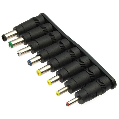 Разъём питания штырьковый RUICHI TC 5.5*2.0 to 8 adapters, сменные адаптеры для ЗПУ ноутбука | код 107772 | Ruichi