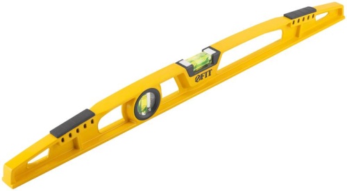 Уровень ''Контур'', 2 глазка, литой усиленный профиль, фрезерованная рабочая грань, 0,5 мм/м, 600 мм | код 18595 | FIT фото 2