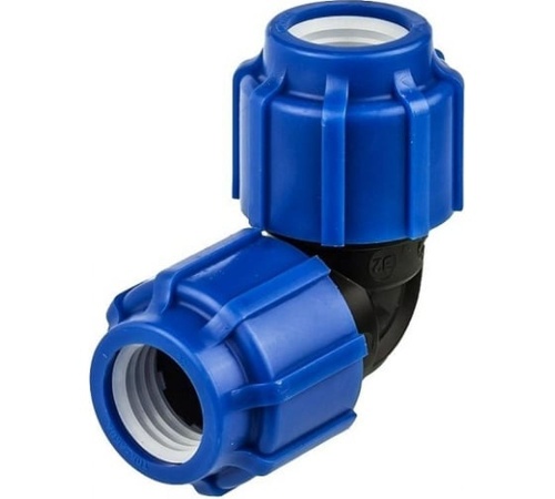 Отвод ПНД компрессионный 90 град 20 мм | код 50040020 | Политэк Отвод ПНД компрессионный 90 град 20 мм | код 50040020 | Политэк