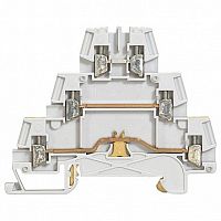 Проходная клемма с винтовым зажимом Viking 3 2,5мм?, серый, 037152 | код. 037152 | Legrand