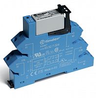 Интерфейсный модуль (сборка 41.61.9.060.0010 + 93.52.7.060), электромеханическое реле, 1CO 16A, контакты AgNi, питание 60В DC (чувствит.), категория защиты IP20, безвинтовые клеммы (пружинный зажим) | код 381170600050 | FINDER