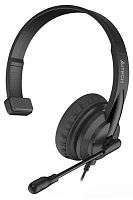 Наушники с микрофоном A4Tech HS-11 черный 2м накладные оголовье (HS-11/3.5MM PLUG/BLACK) | код 1611459 | A4TECH