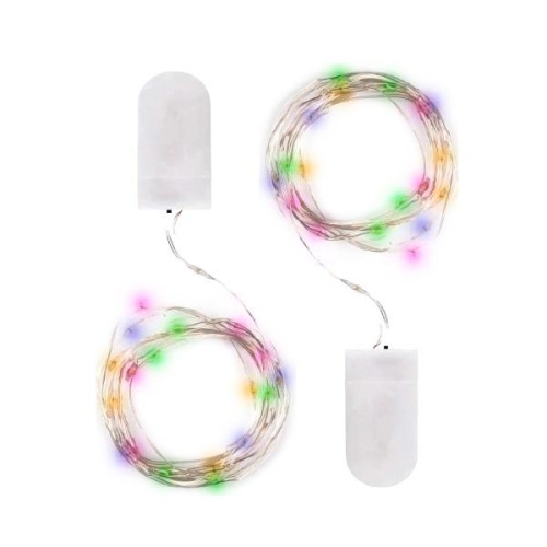 Гирлянда светодиодная Роса DC-G05-20MS2, комплект 2 шт., мульт. 20 LED, 2xCR2032 ФAZA | код 5047990 | JazzWay