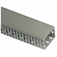 Кабель-канал (крышка + основание) Transcab - 25x80 мм - серый RAL 7030 | код. 636103 | Legrand