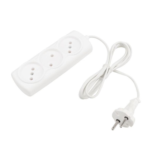 Удлинитель PROconnect STANDARD 3 гнезда, 1.5 м, 2х0.75 мм, б/з, белый | код 11-7206 | REXANT фото 2