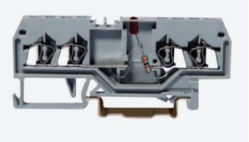 215943 Клемма ТА 2-2 плоско-пруж. зажим (маркировка по центру), сеч. 1.5мм2, сер., шт | код 215943 | SUPU 215943 Клемма ТА 2-2 плоско-пруж. зажим (маркировка по центру), сеч. 1.5мм2, сер., шт | код 215943 | SUPU