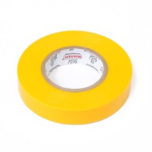 Изолента ПВХ желтая 15мм 20м | код 3512 | МИЛЕН Изолента ПВХ желтая 15мм 20м | код 3512 | МИЛЕН