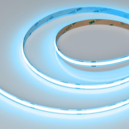 Лента COB-X480-8mm 24V Sky Blue (8 W/m, IP20, 5m) (Arlight, -) | код 47740 | Arlight