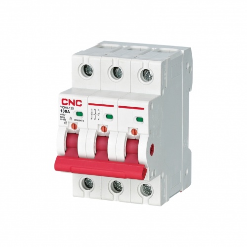 Модульный выключатель нагрузки YCH9-125 125А 3P | код A050072 | CNC Модульный выключатель нагрузки YCH9-125 125А 3P | код A050072 | CNC