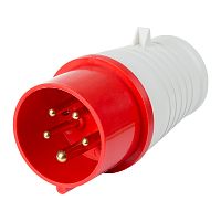 Вилка 015 переносная 3Р+РЕ+N 16А 380В IP44 REXANT | код 11-8902 | REXANT