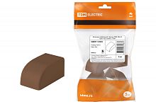 Заглушка кабельной трассы КМЗ 40х16 бук (4 шт./комп.) TDM | код SQ0411-0334 | TDM