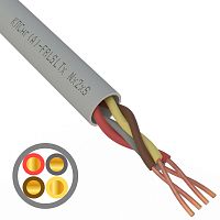 Кабель огнестойкий REXANT КПСнг(А)-FRLSLTx 2x2x0,50 мм кв, бухта 200 м | код 01-4937 | REXANT