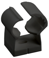 Клипса с фикс. для глад. труб 20-25мм черн. IEK | код CTA00D-FL-020-K02 | IEK