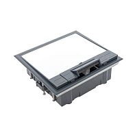 Лючок напольный C-Line 12 с горизонтально расположенной приборной рамкой EKF cl-ln-k-12