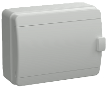 TEKFOR Корпус пласт. КМПн-18 IP65 сер. непрозр. дверь IEK | код TF5-KP73-N-18-65-K03-K03 | IEK