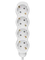 Удлинитель бытовой Люкс 4 гнезда, 10 м, с/з, с з/ш, ПВС 3х1 мм2, 16 А, 250 В, 3500 Вт TDM | код SQ1303-4034 | TDM