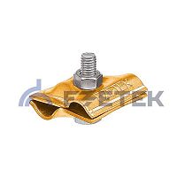 Зажим соединительный круглого проводника 8-10 мм, латунь | код 91072 | ЕЗЕТЕК