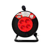 Удлинитель на катушке RG4-1050-SMART с термозащитой четырехместный с заземлением 10А 50м 8805 IN HOME | код 4690612010564 | IN HOME