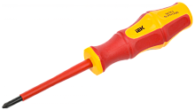ARMA2L 3 Отвертка диэлектрическая PH/SL1х80 К3 IEK | код A2L3-SC30-K3-HS-10-080 | IEK