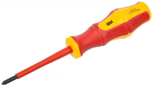 ARMA2L 3 Отвертка диэлектрическая PH/SL1х80 К3 IEK | код A2L3-SC30-K3-HS-10-080 | IEK