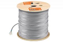 Кабель витая пара F/UTP Cat 6 4х2х23AWG (305м) solid. ПВХ. серый ТРТС | код SQ0107-0104 | РЭМЗ ТМ