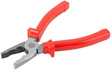 Плоскогубцы комбинированные ''Лайт'', пластиковые ручки, полированная сталь 180 мм | код 47544 | FIT