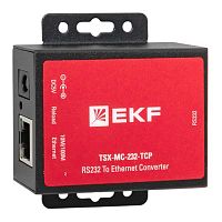 1-портовый преобразователь RS-232 в Ethernet, EKF, MC-232-TCP TSX EKF | код TSX-MC-232-TCP | EKF